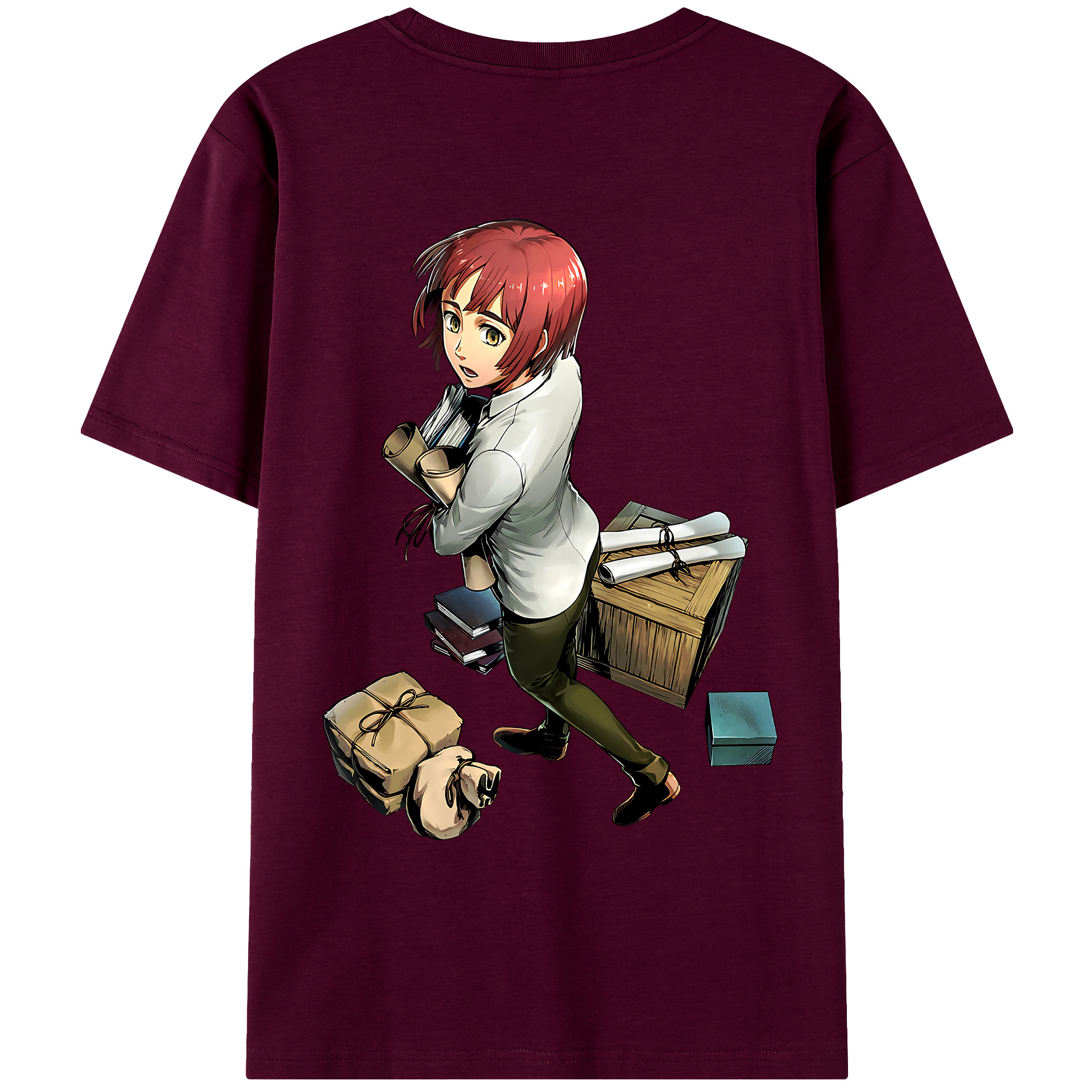 （画像用） 進撃の巨人 Attack on Titan レディース半袖Tシャツ(バックプリント)